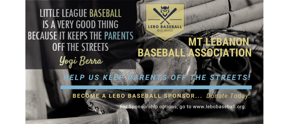 Become a Lebo Baseball Sponsor!