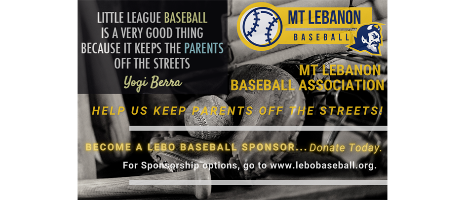 Become a Lebo Baseball Sponsor!