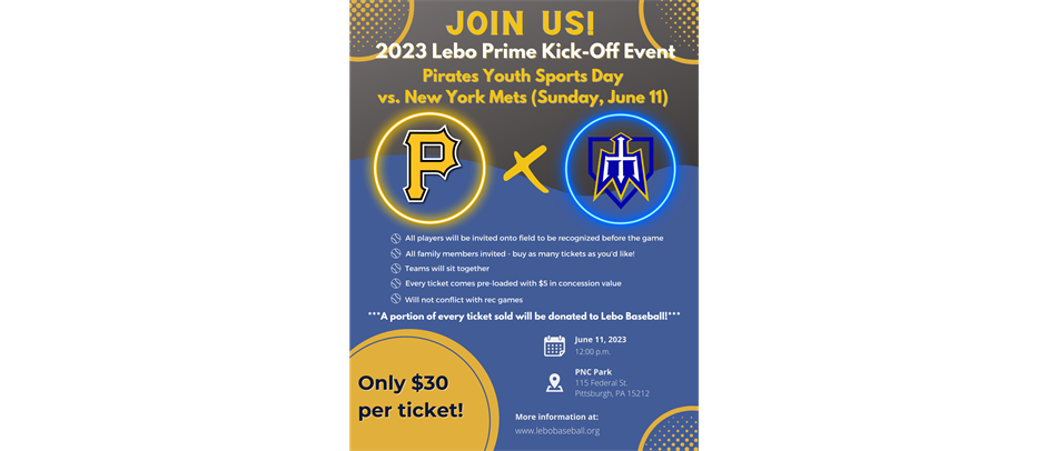 2023 Lebo Prime Event- Pirates Youth Sports Day