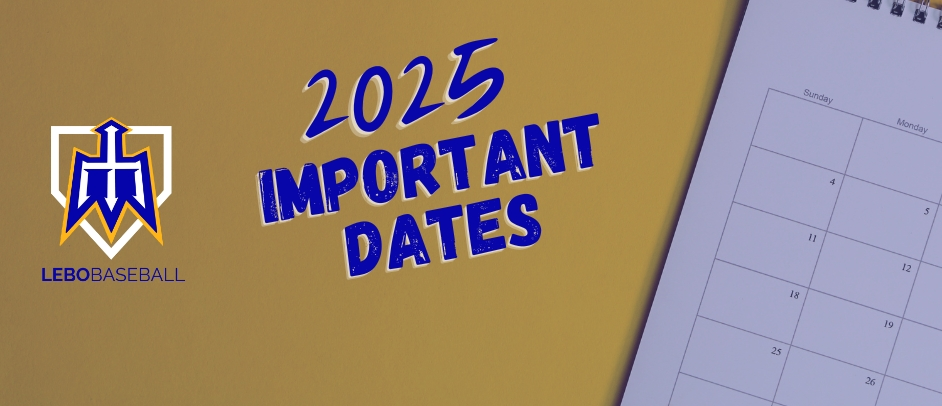 PUT THESE DATES IN YOUR CALENDAR!
