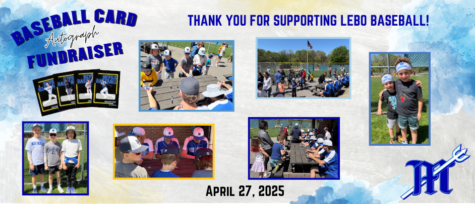 2025 Baseball Card Autograph Fundraiser