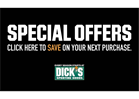 Dick's Sporting Goods Special Offers